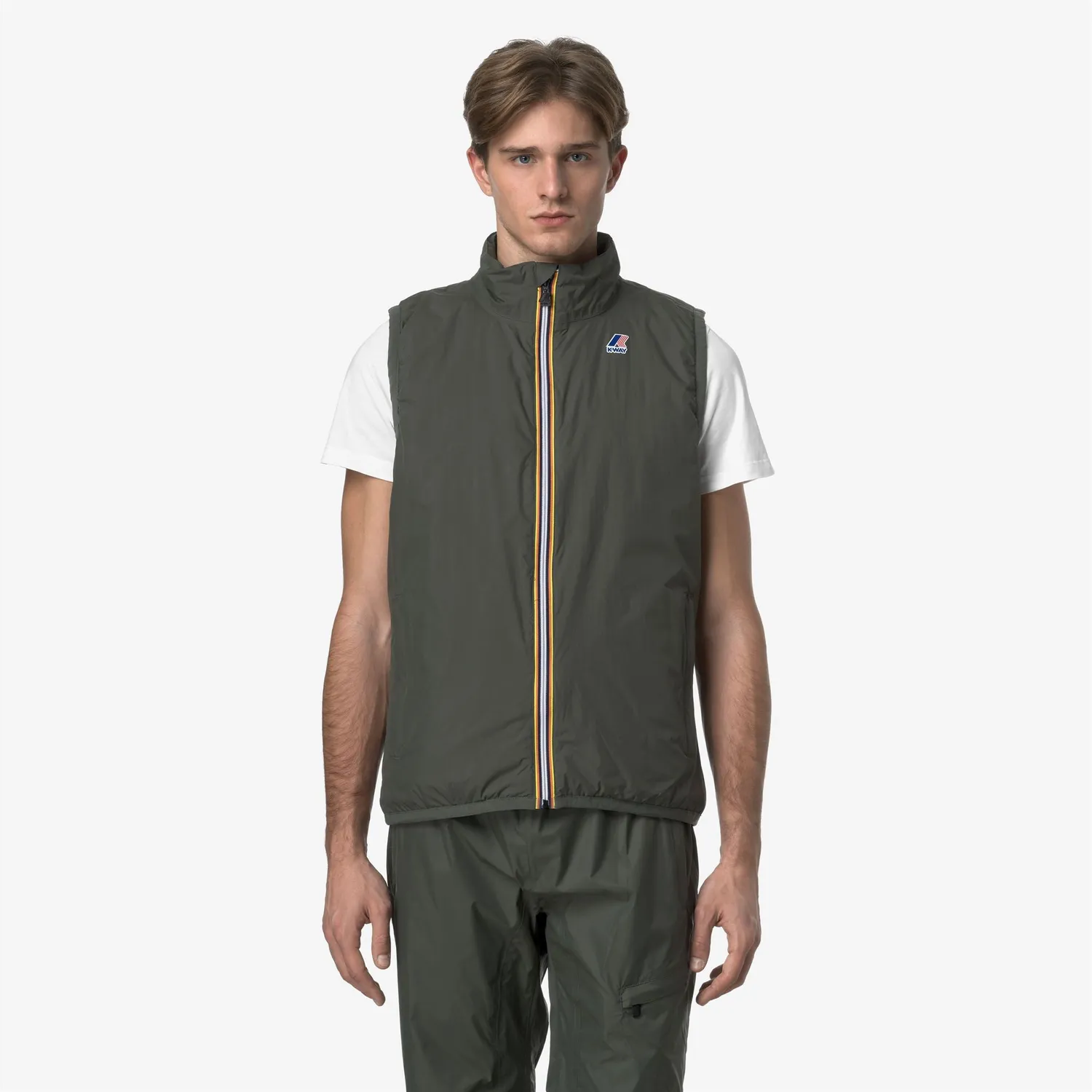 K-Way Le Vrai 4.0 Rouland Warm vestă verde 10000mm