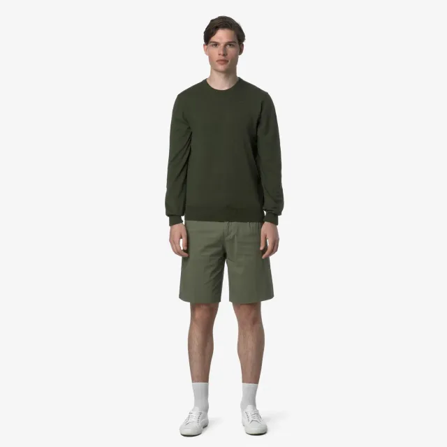 K-Way Severe Twill Tech pantaloni scurti barbati verde lichen
