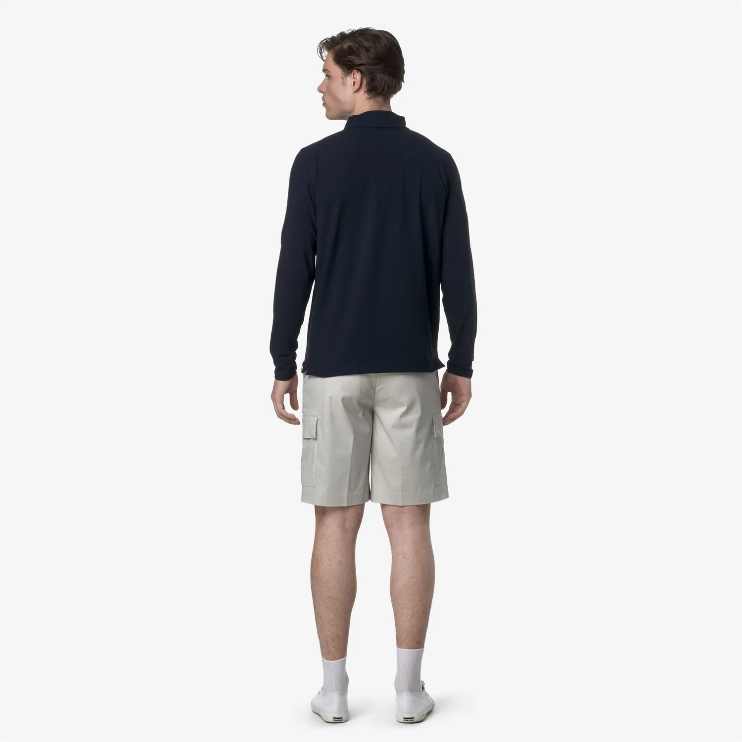 K-Way Serje Twill Tech pantaloni scurti barbati bej cargo