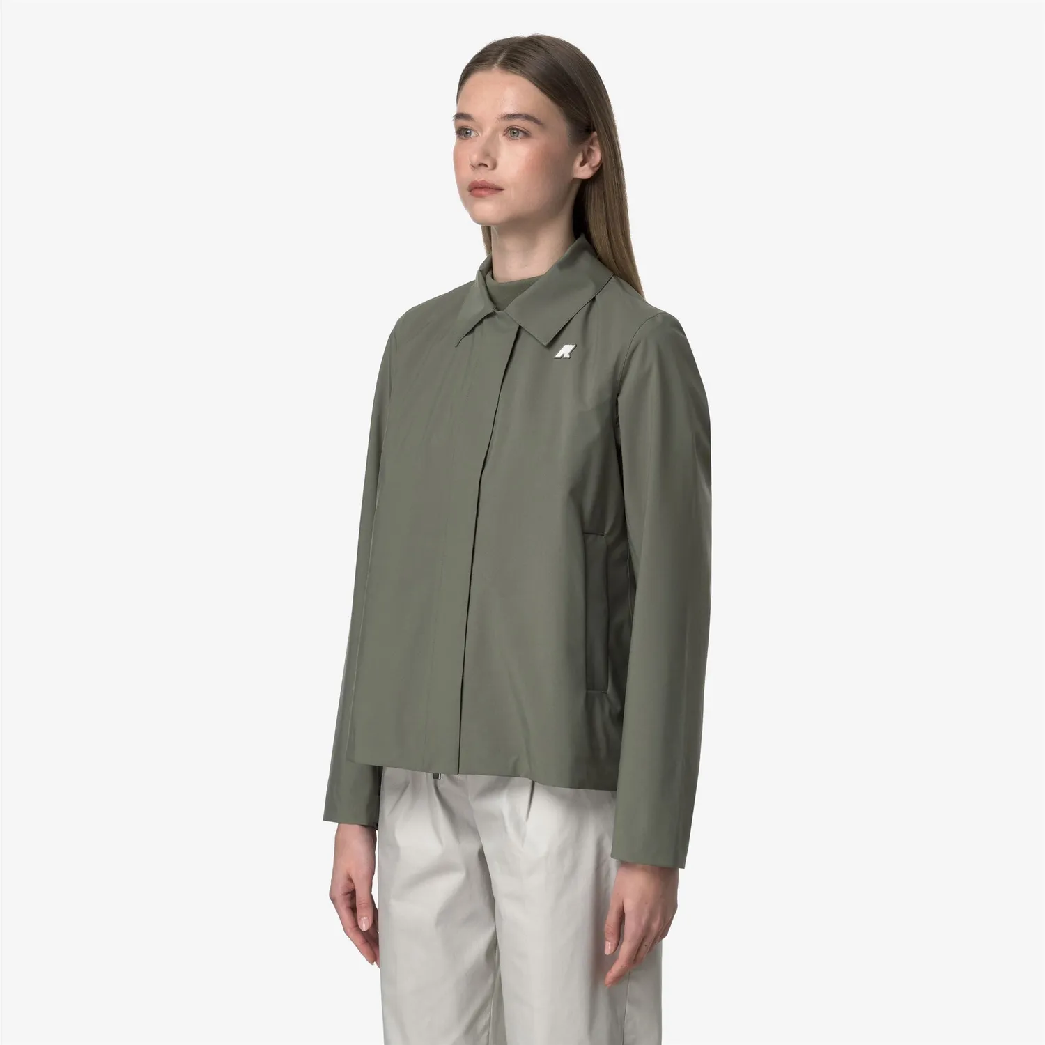 K-Way Arabel Stretch 2L geaca scurta verde 10000