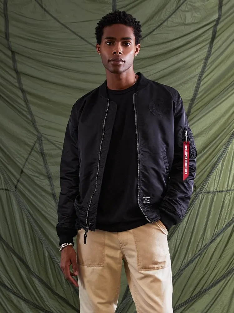 Alpha Industries L-2B Bloodchit geacă bomber neagră nailon