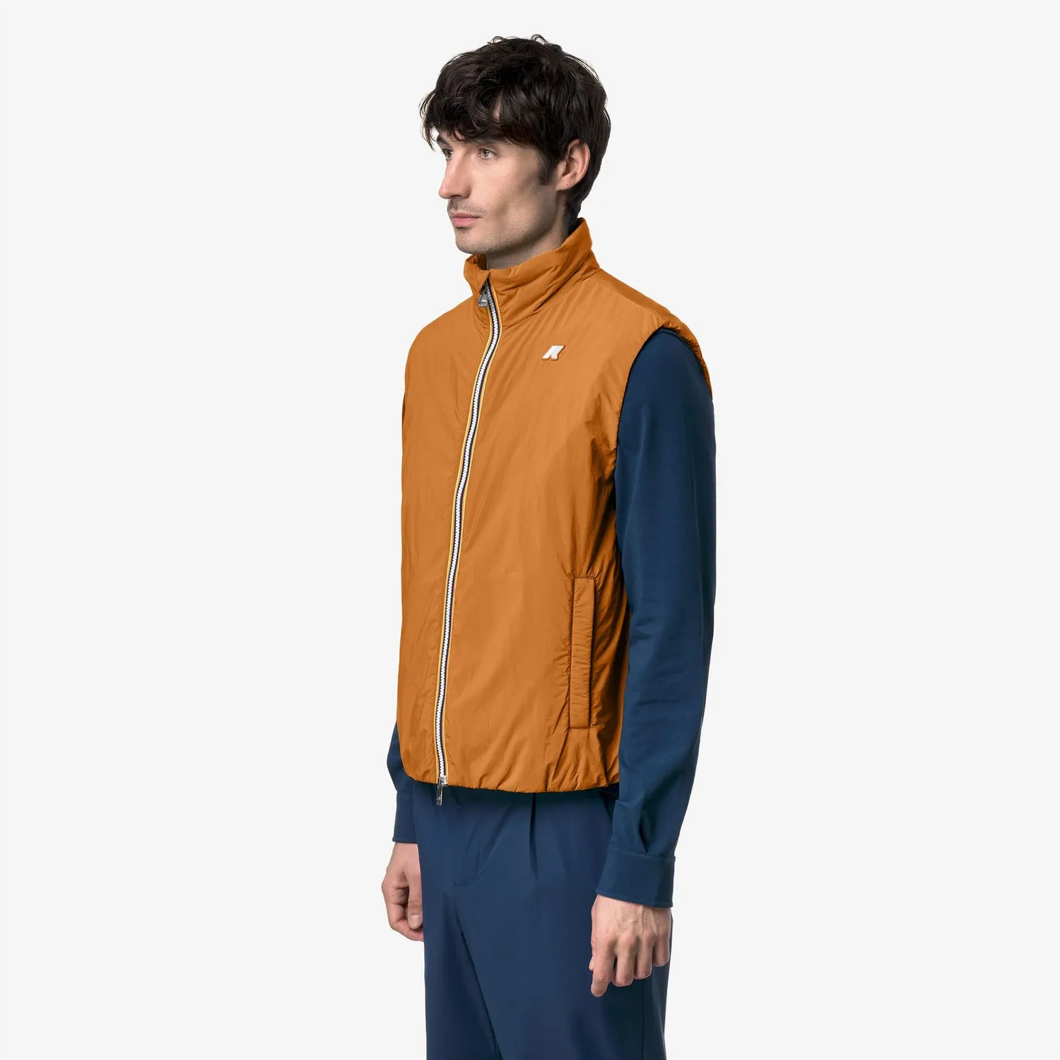 K-Way Valen Plain Warm vestă bărbați portocaliu adobe