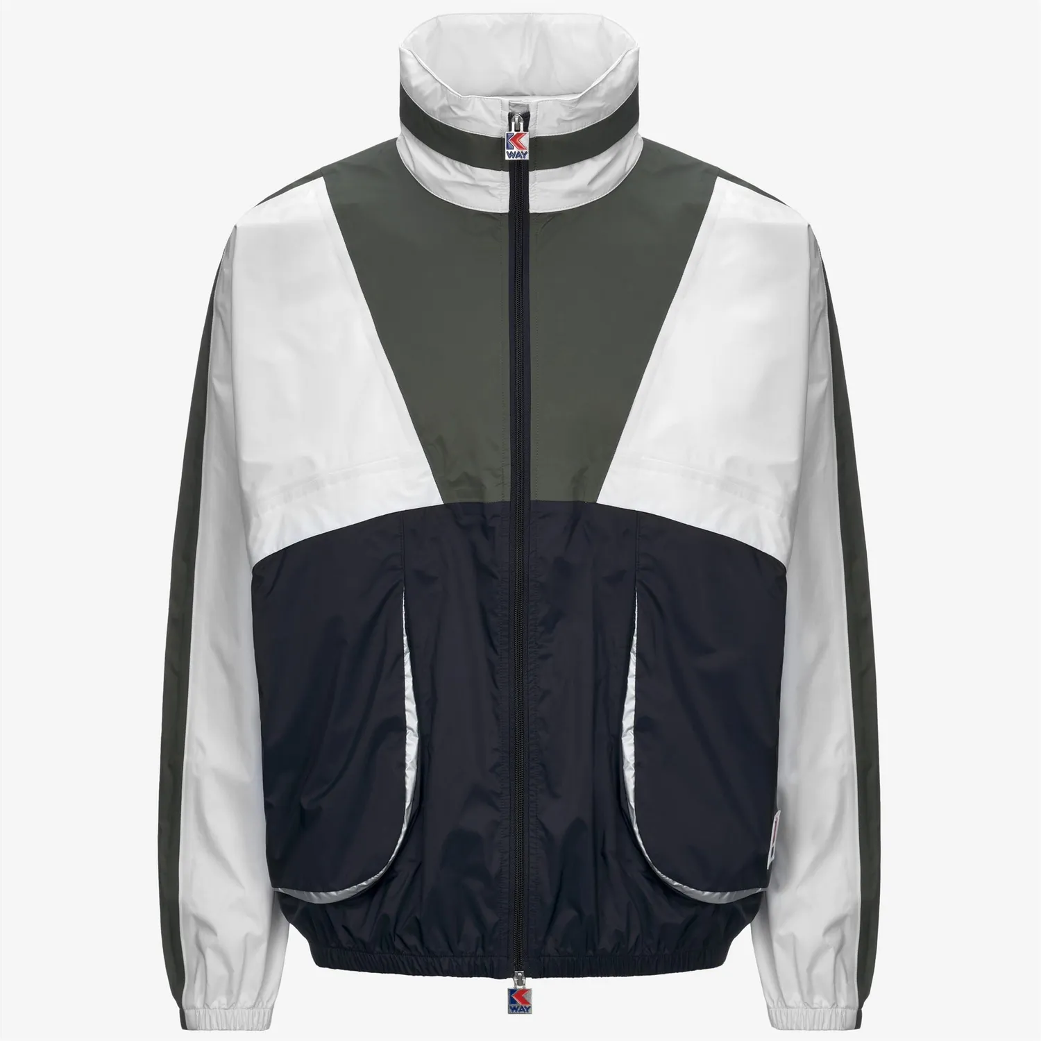 K-Way 7002 Full Zip geaca unisex Blue White Green