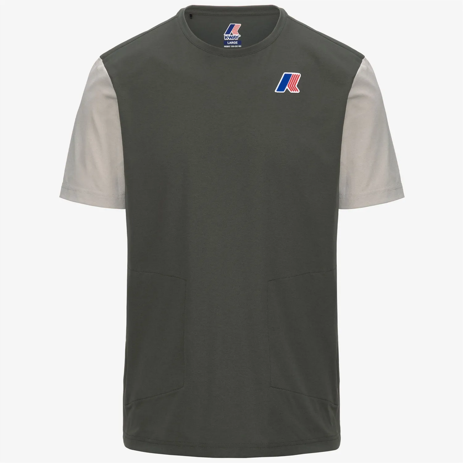 K-Way Seril LF tricou unisex verde protecție UV