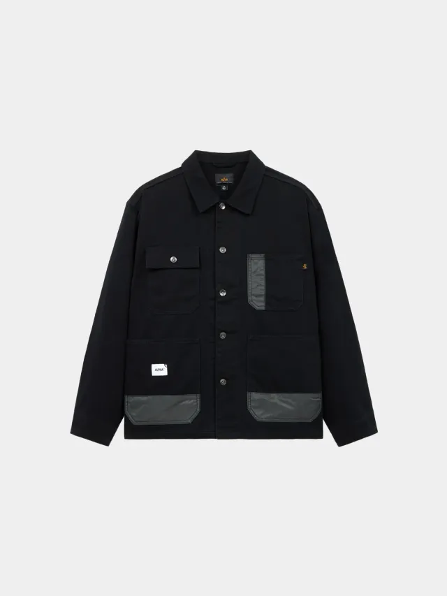 Alpha Industries Unfrm Worker jacheta neagra bumbac