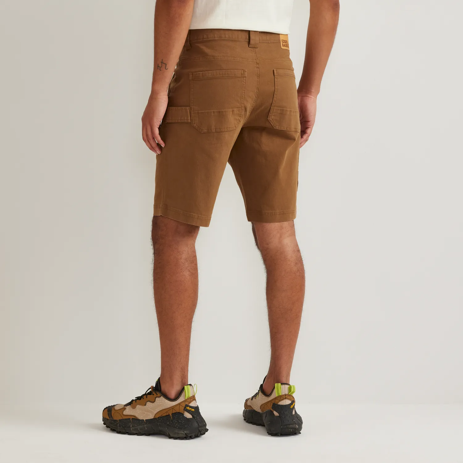 Eddie Bauer Mountain Flex 2.0 pantaloni scurti maro stretch