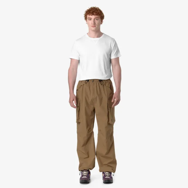 K-Way Amiable Diemme pantaloni cargo maro impermeabili