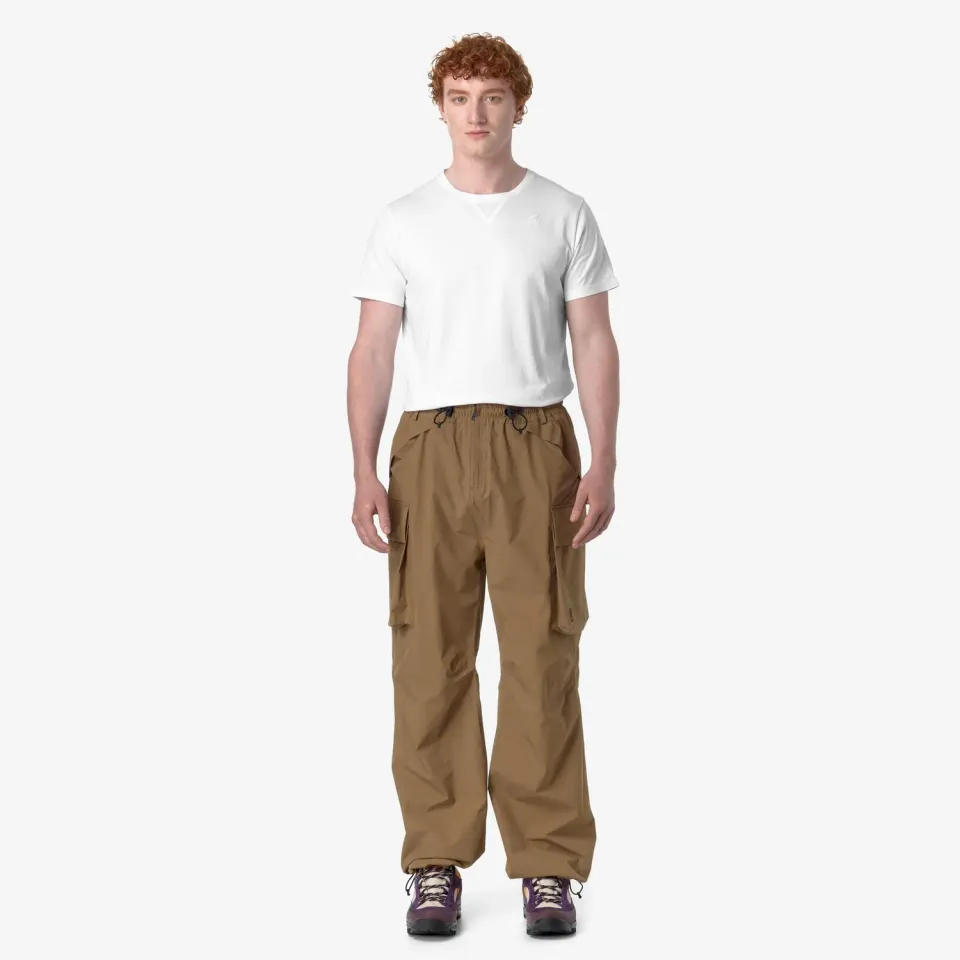 K-Way Amiable Diemme pantaloni cargo maro impermeabili