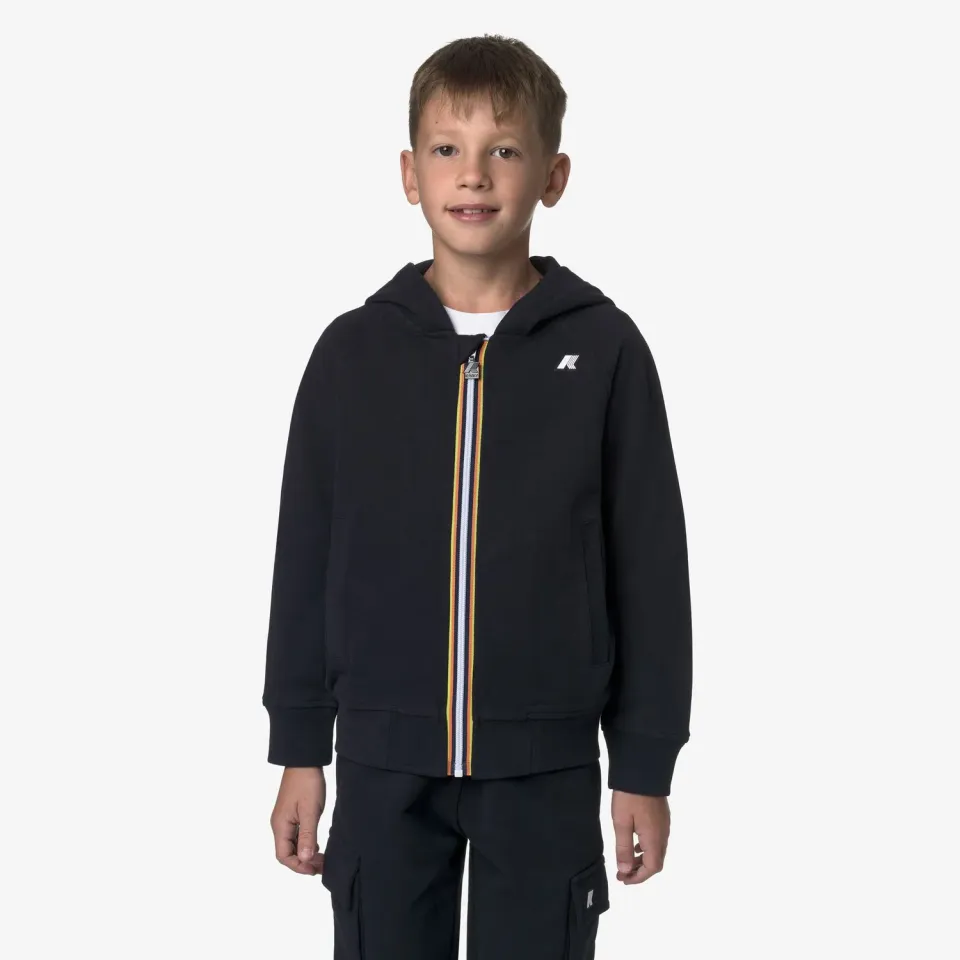 K-Way Anthony Fleece hanorac copii albastru cu fermoar