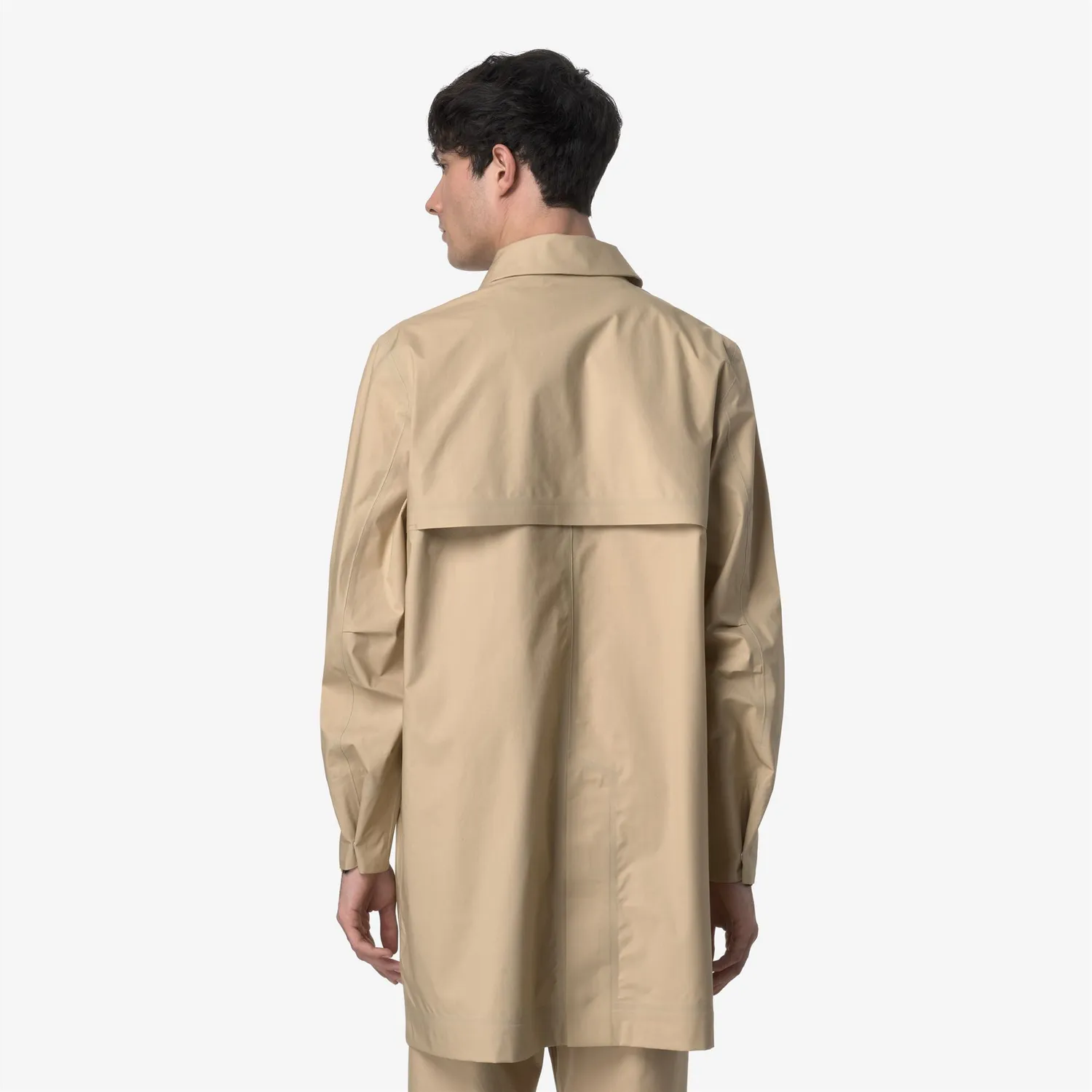 K-Way Poir 3L Poplin palton barbati bej bumbac
