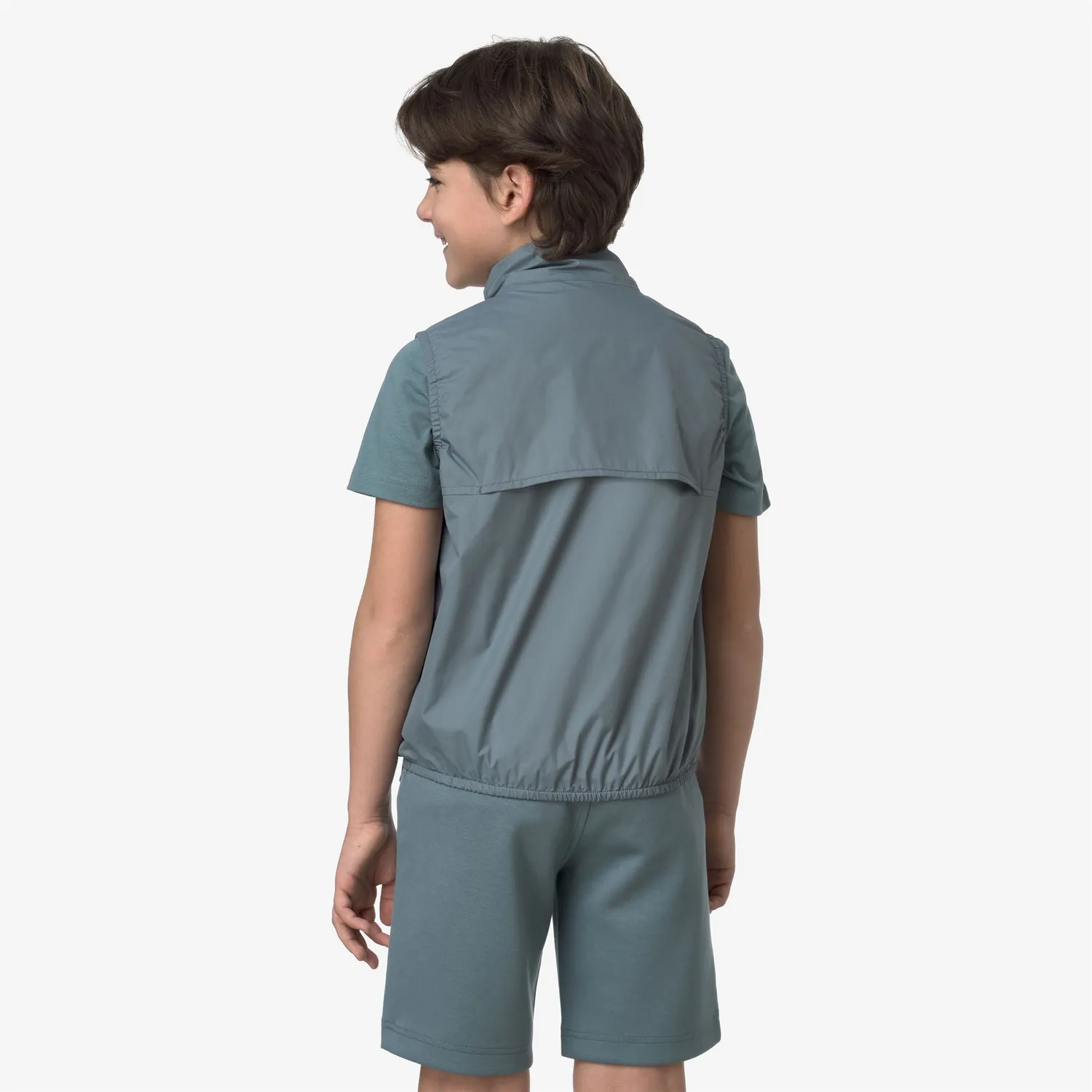 K-Way P. Valen Plus.2 Double vestă băieți verde