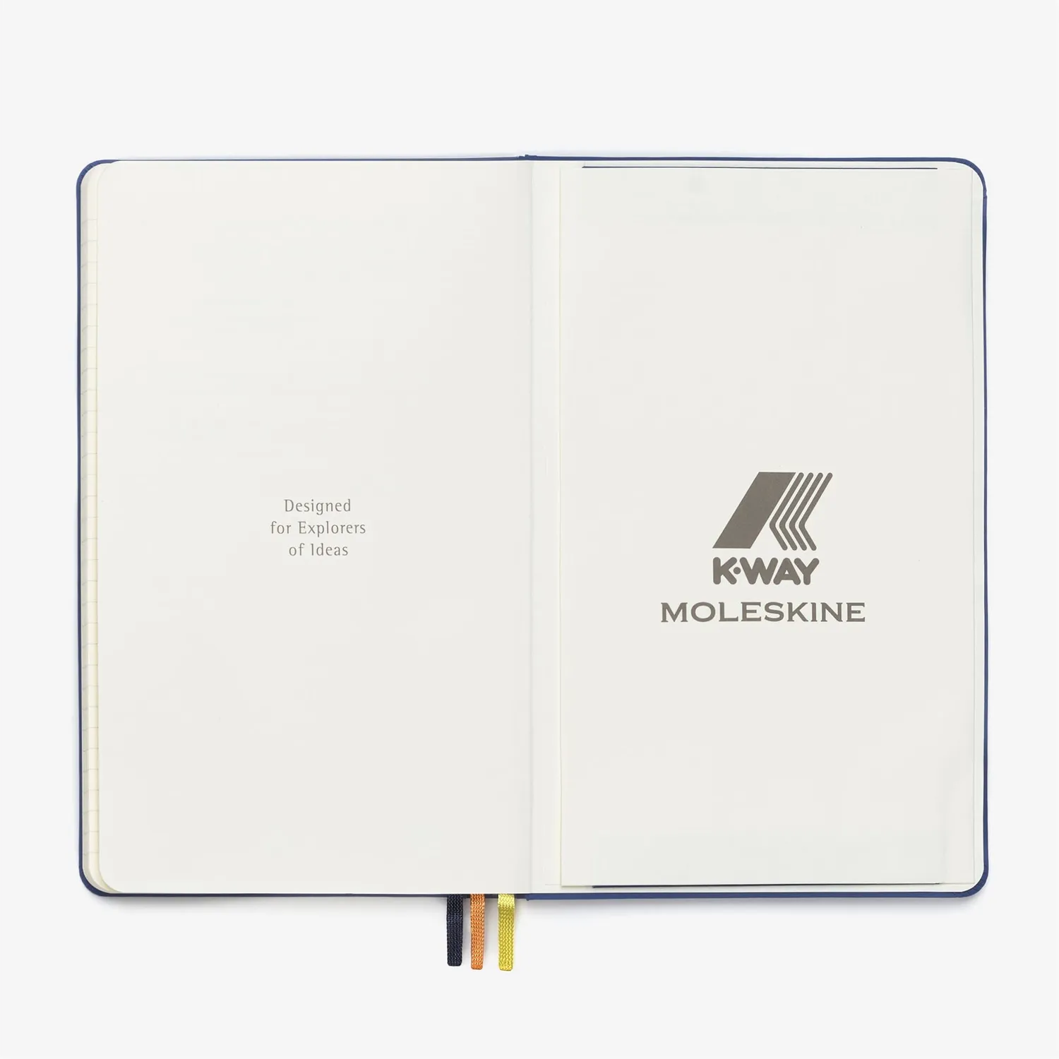K-Way Moleskine carnet albastru cu elastic