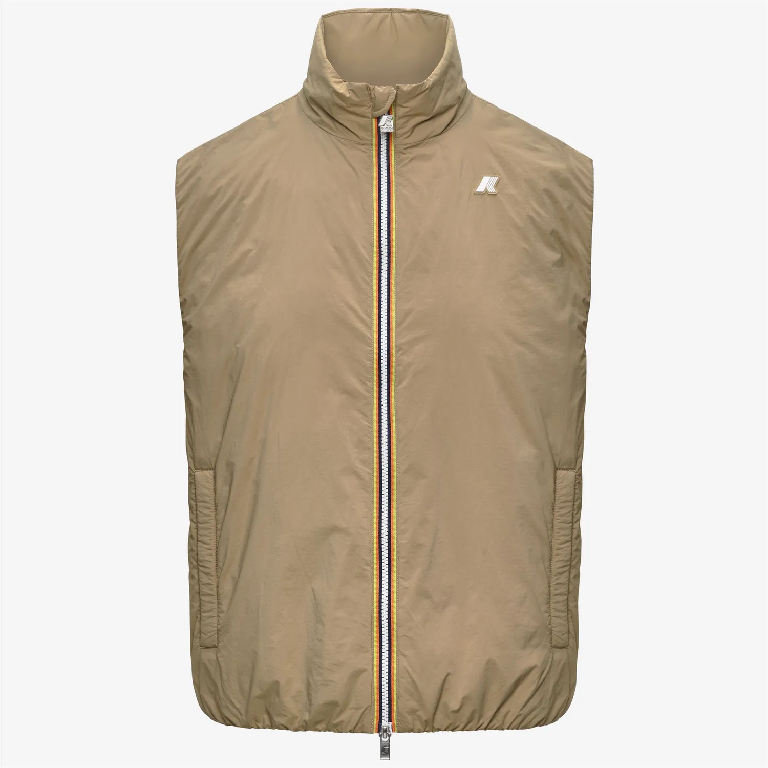 K-Way Valen Plain Warm vesta barbati bej Primaloft
