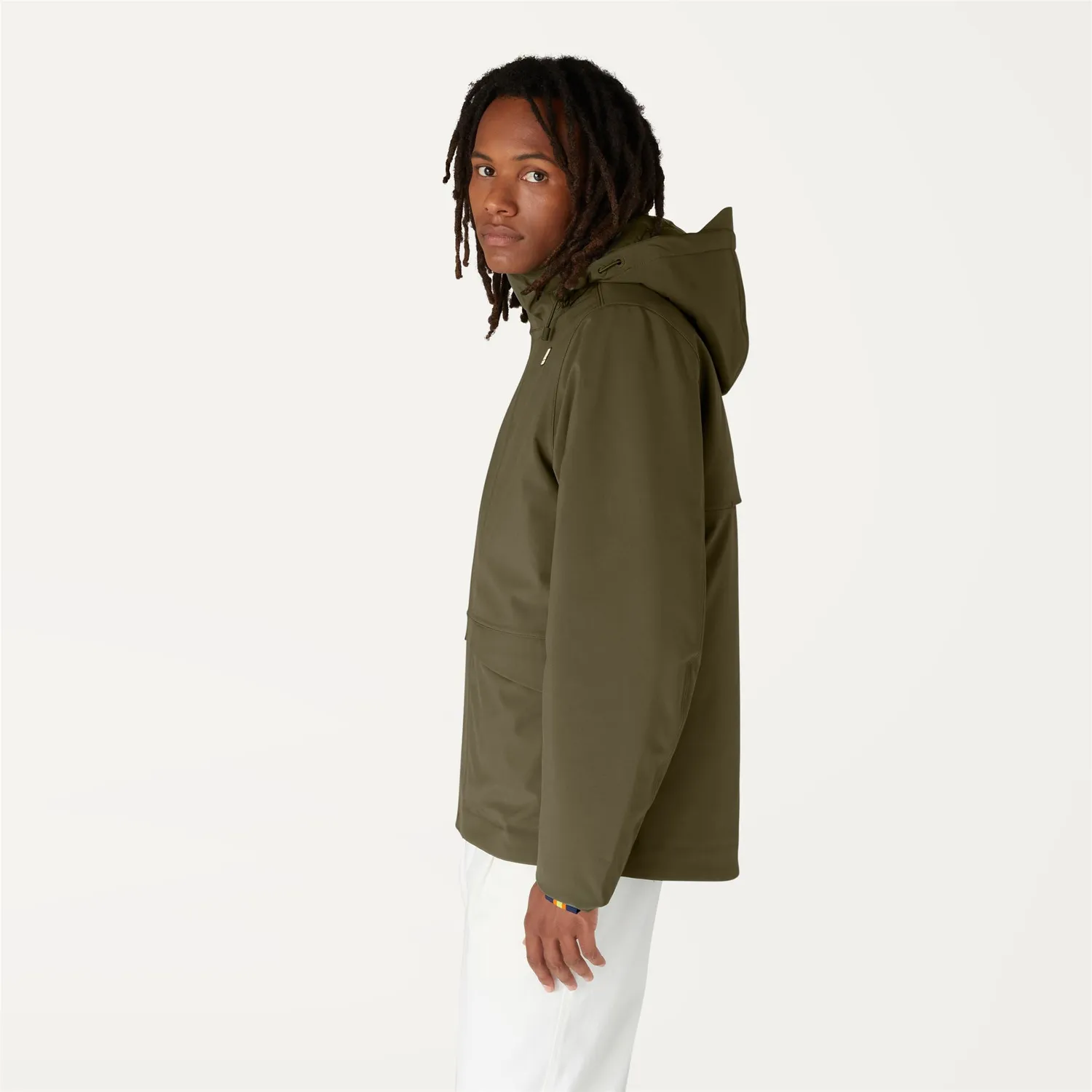 K-Way Jackel Bonded geacă bărbați verde căptușeală fleece