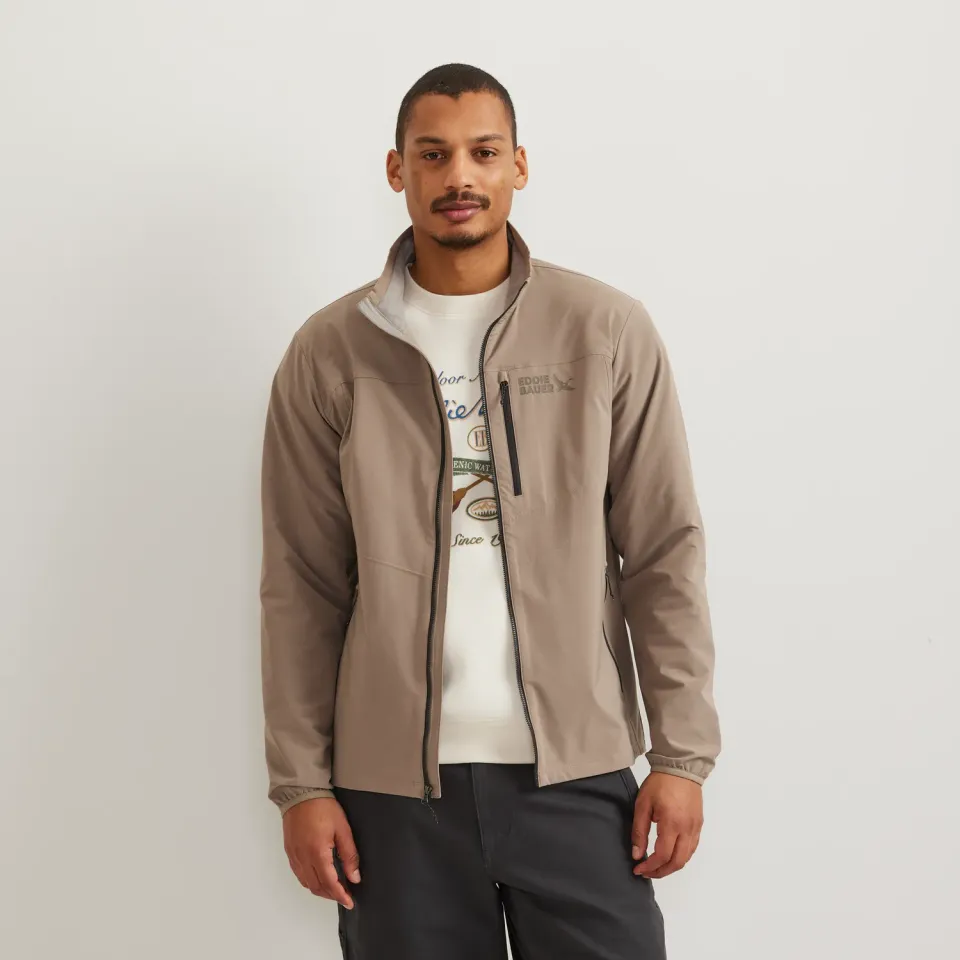 Eddie Bauer Stratify geaca softshell Cabernet impermeabila