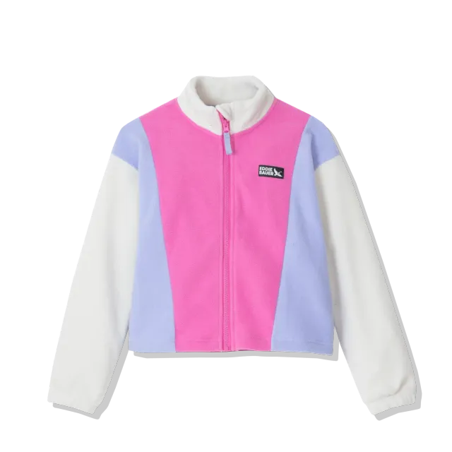 Eddie Bauer Quest Fleece geacă fete roz cu fermoar