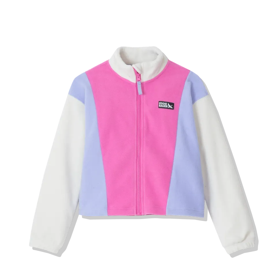 Eddie Bauer Quest Fleece geacă fete roz cu fermoar