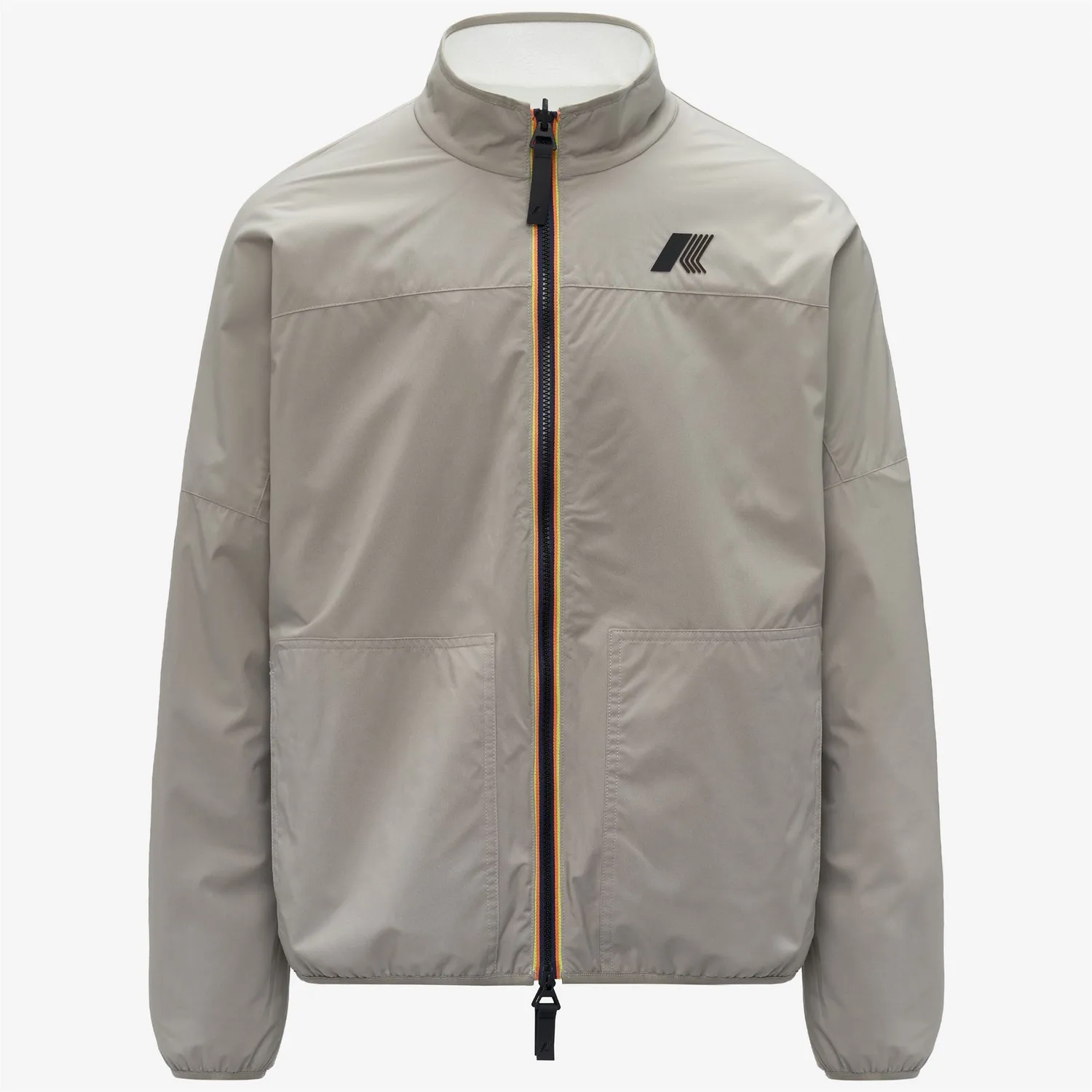 K-Way Bessanne Sherpa geaca unisex alb-verde reversibila