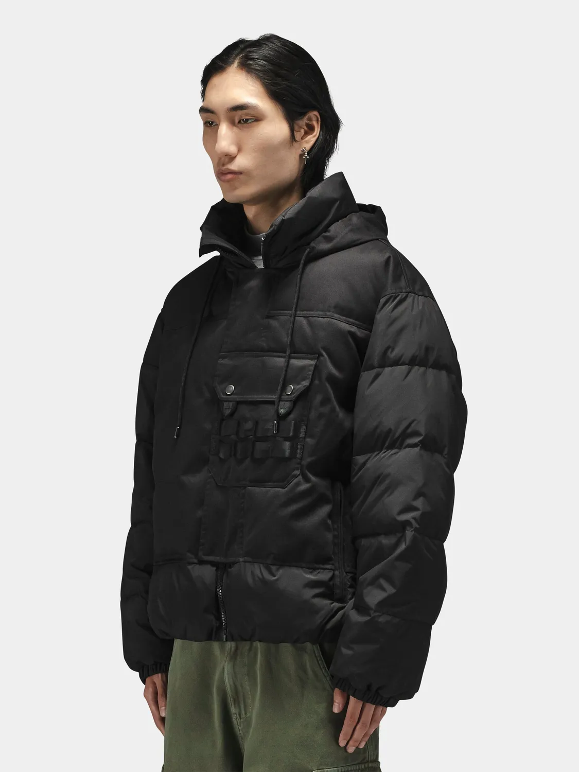 Alpha Industries Swedish Army parka Dune White nailon