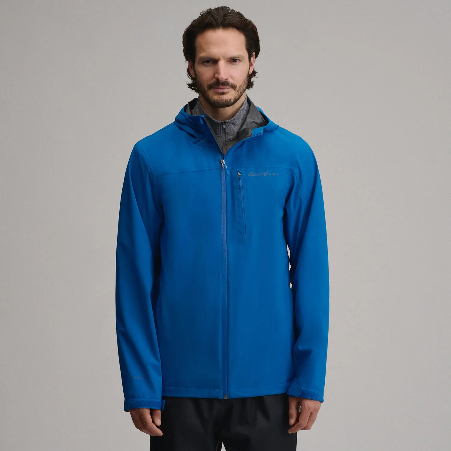 Eddie Bauer Cloud Cap geaca ploaie barbat Neagra stretch