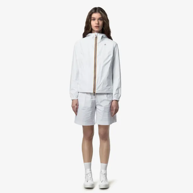 K-Way Lil 2.0 Plus.2 Double geacă damă alb-negru reversibilă