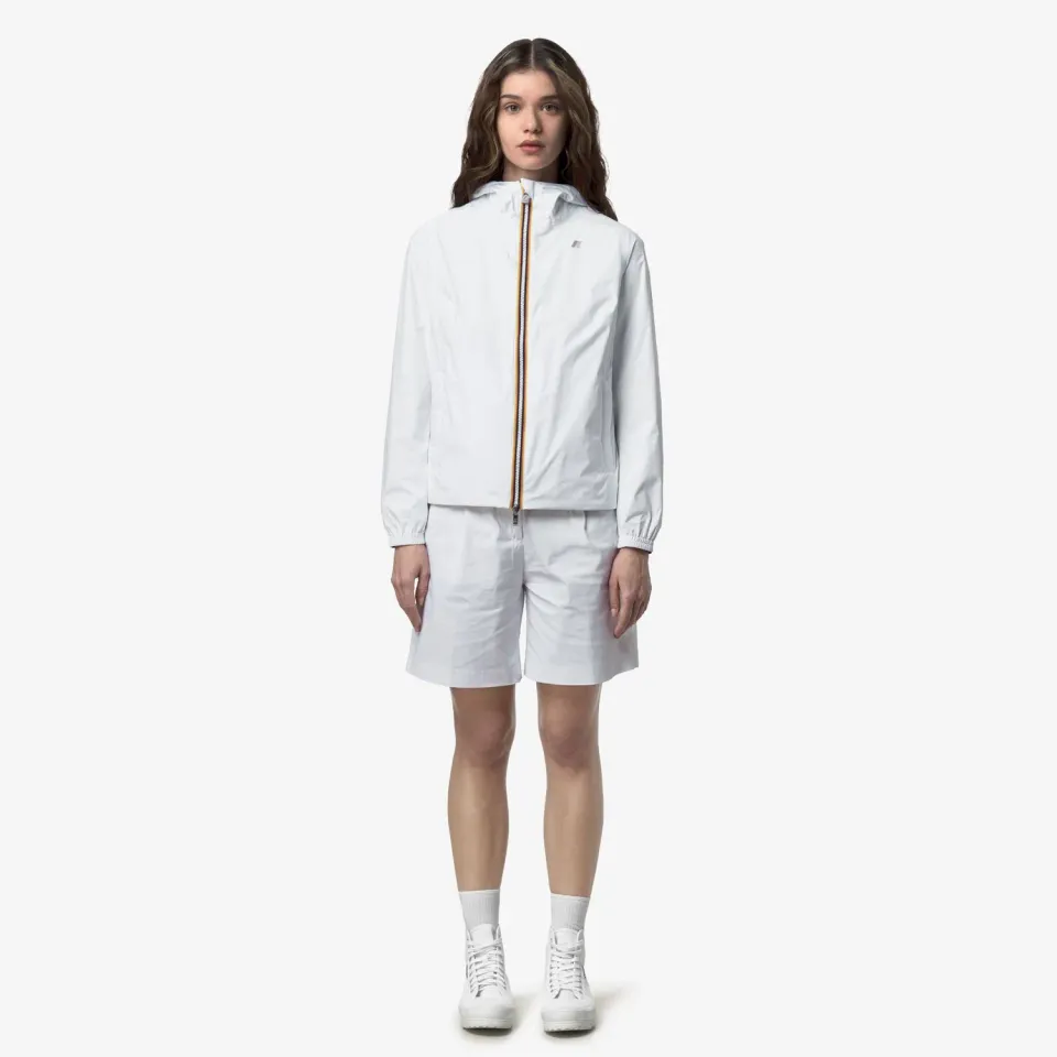 K-Way Lil 2.0 Plus.2 Double geacă damă alb-negru reversibilă