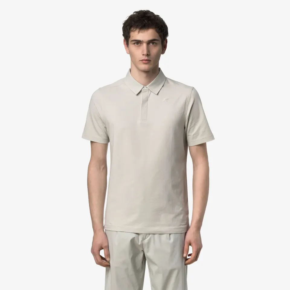 K-Way Viggo Stretch polo barbati bej slim