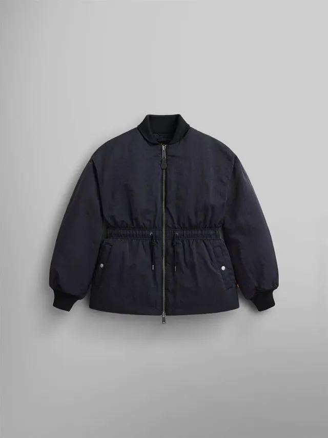 Alpha Industries Cinched Waist geaca dama negru calduros