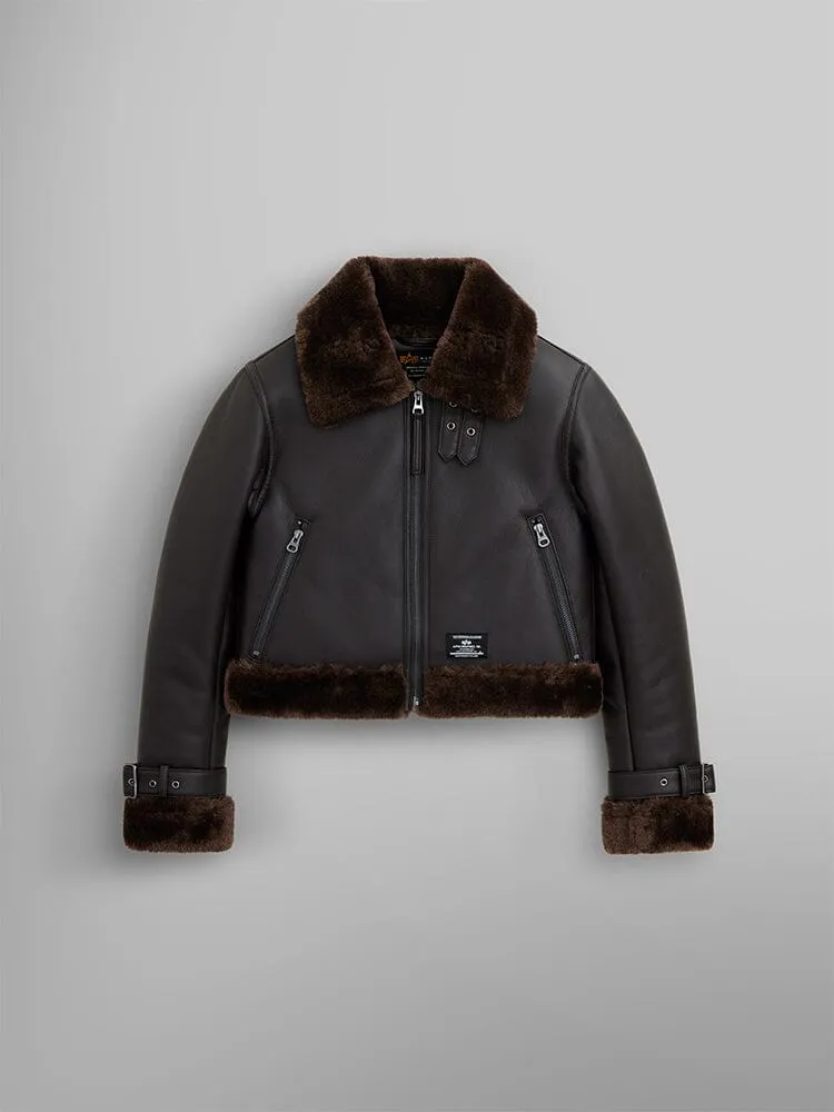 Alpha Industries RAF B3 Mod geaca dama limestone shearling