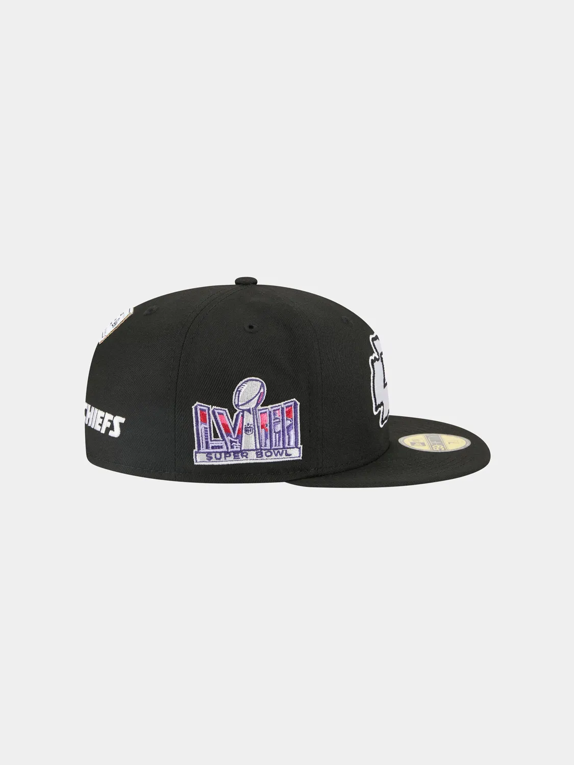 Alpha Industries 59Fifty Kansas City Chiefs șapcă neagră brodată