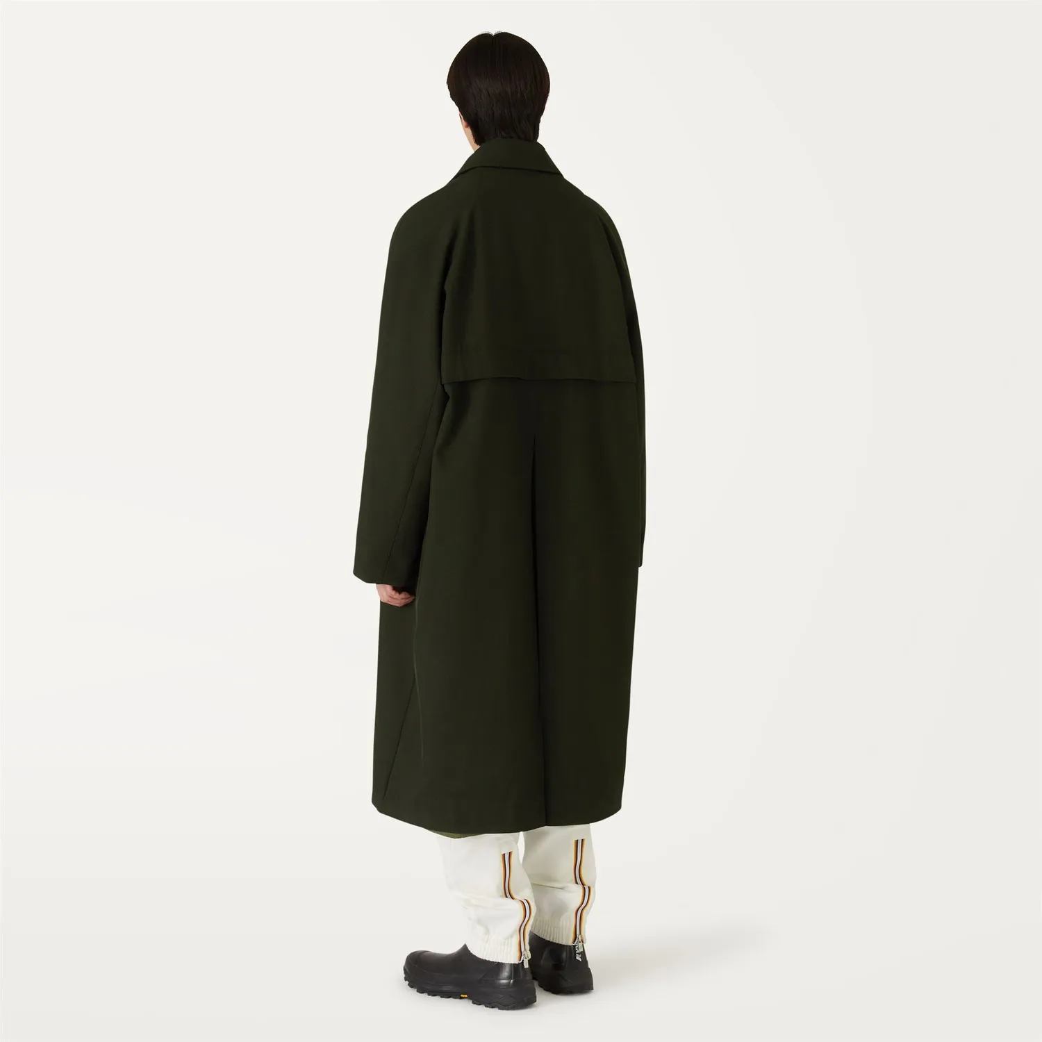 K-Way Lodel palton lung Green Duffel lana