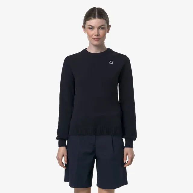 K-Way Abbis Mix Cotton Golf pulover dama albastru