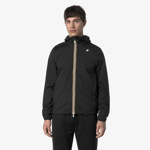 K-Way Jack Stretch Nylon Jersey geaca barbati negru slim