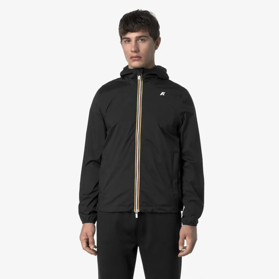 K-Way Jack Stretch Nylon Jersey geaca barbati negru slim