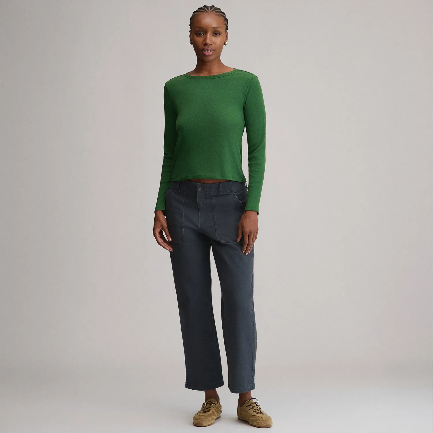 Eddie Bauer Softline Rib bluza femei neagra maneca lunga