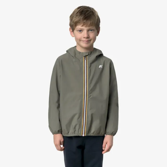 K-Way Jack Stretch Dot geacă copii verde lichen impermeabilă