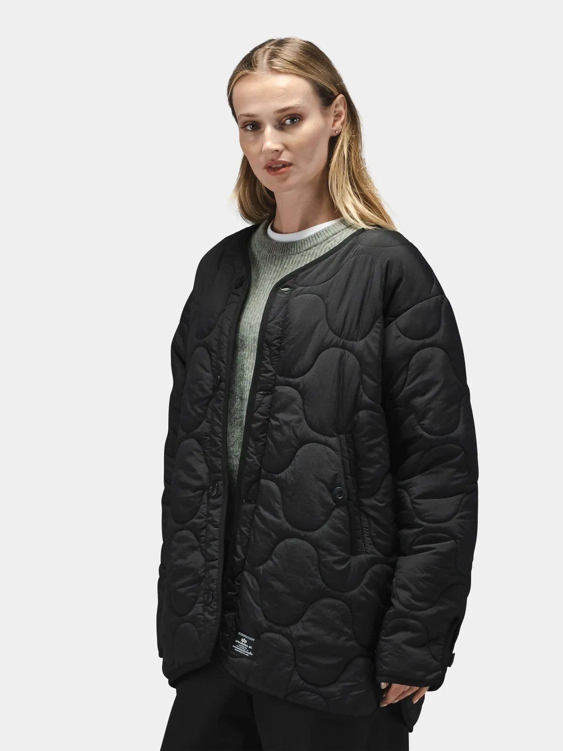 Alpha Industries ALS/92 vesta reversibila neagra nailon dama