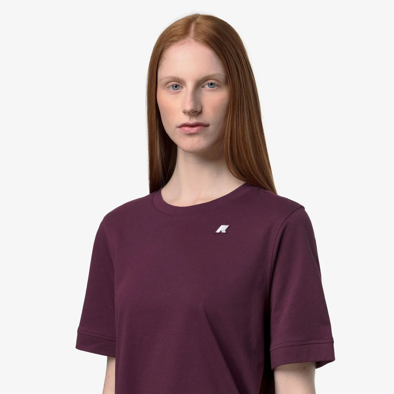K-Way Selune Jersey tricou dama mov bumbac boxy