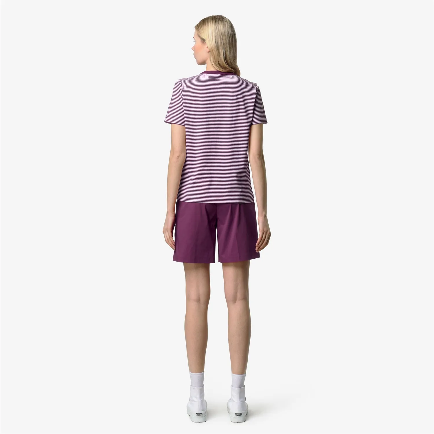 K-Way Elodie Slimline Jersey tricou damă dungi marinière