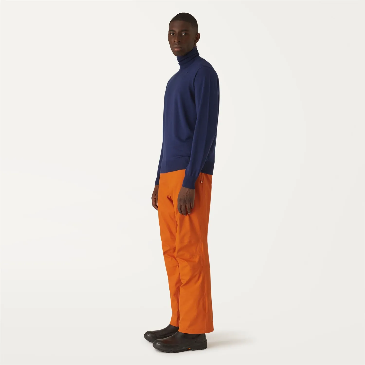 K-Way Noe Micro Twill pantaloni portocalii impermeabili