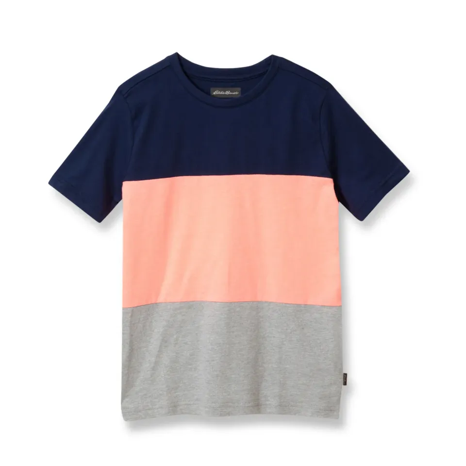 Eddie Bauer Colorblock tricou băieți NAVY BLUE