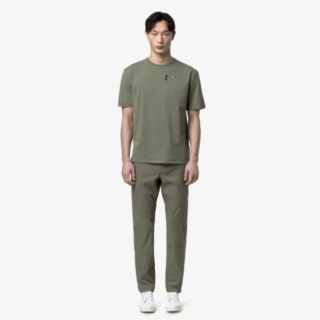 K-Way Douvres pantaloni bărbați verde trekking