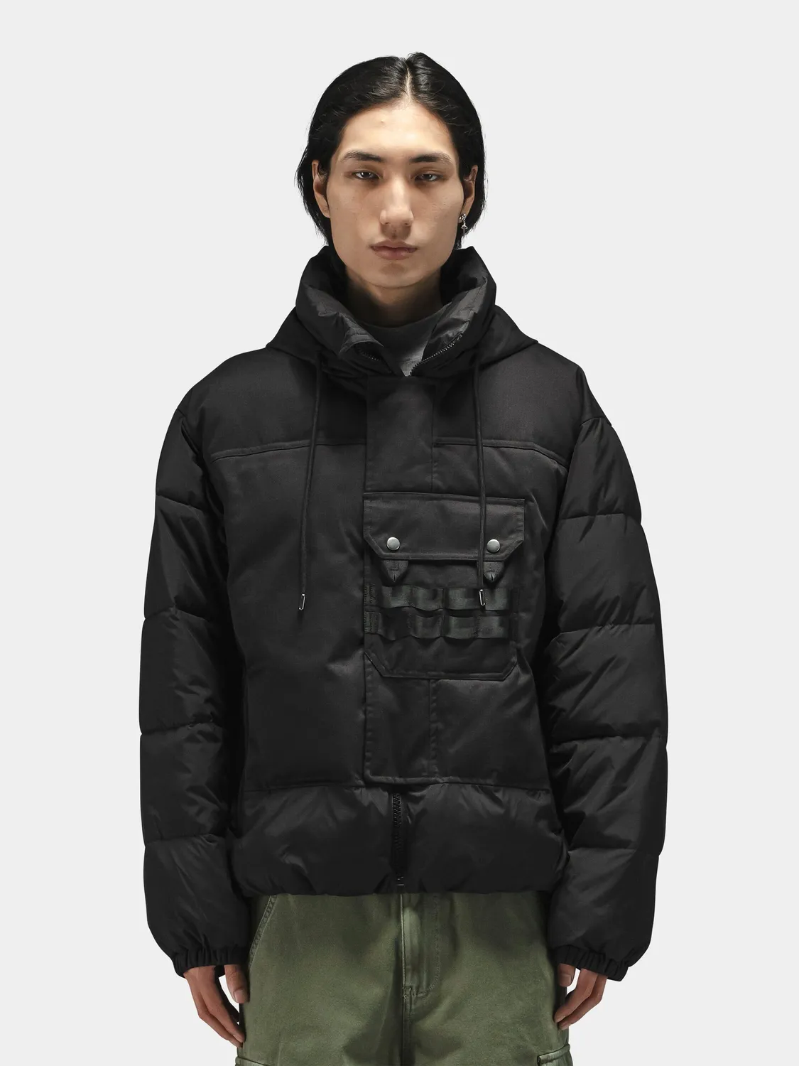 Alpha Industries Swedish Army parka Dune White nailon