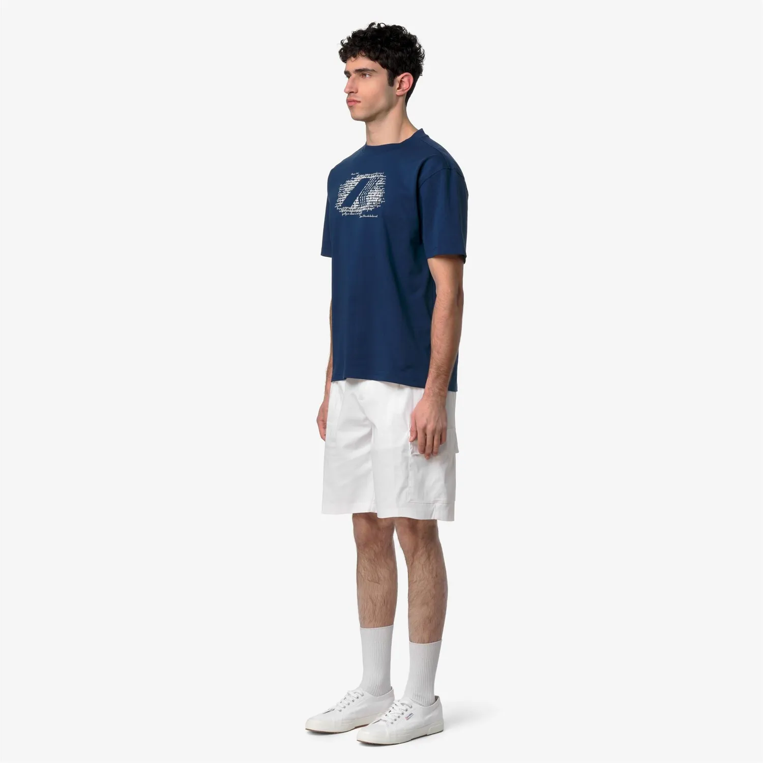 K-Way Solo K71357W tricou barbati albastru insignia slim