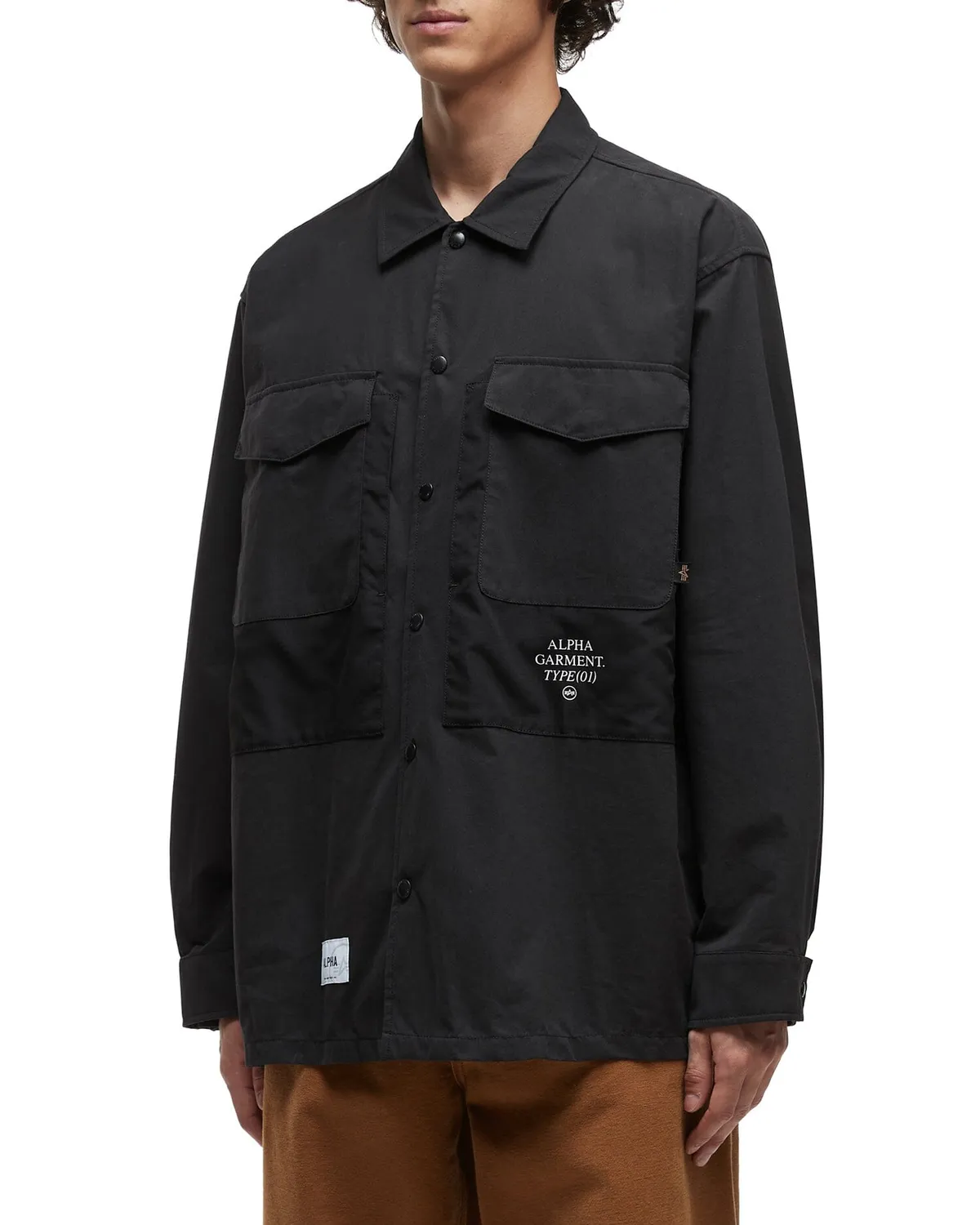 Alpha Industries UNFRM CTN camasa barbati negru nailon