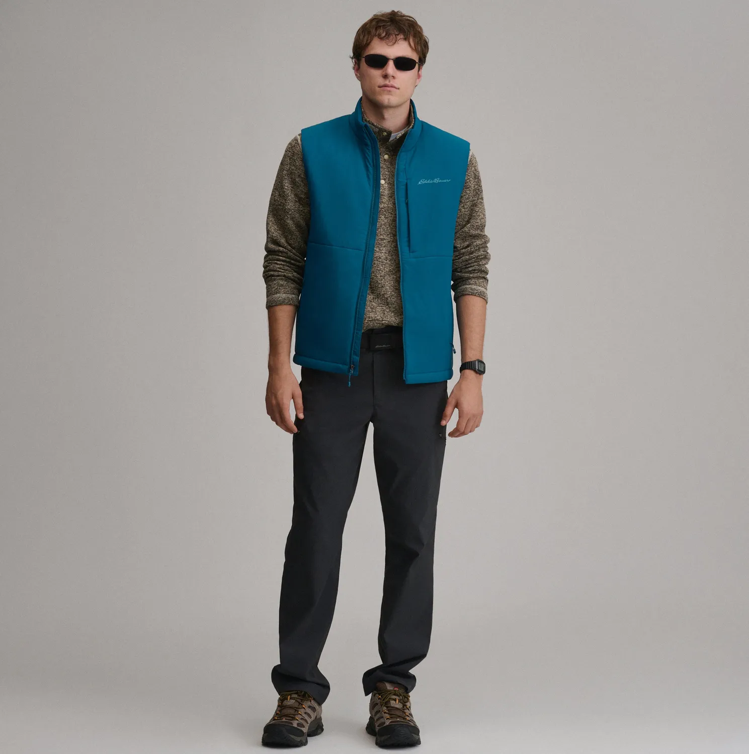 Eddie Bauer Astro-Air vestă bărbătească neagră caldă