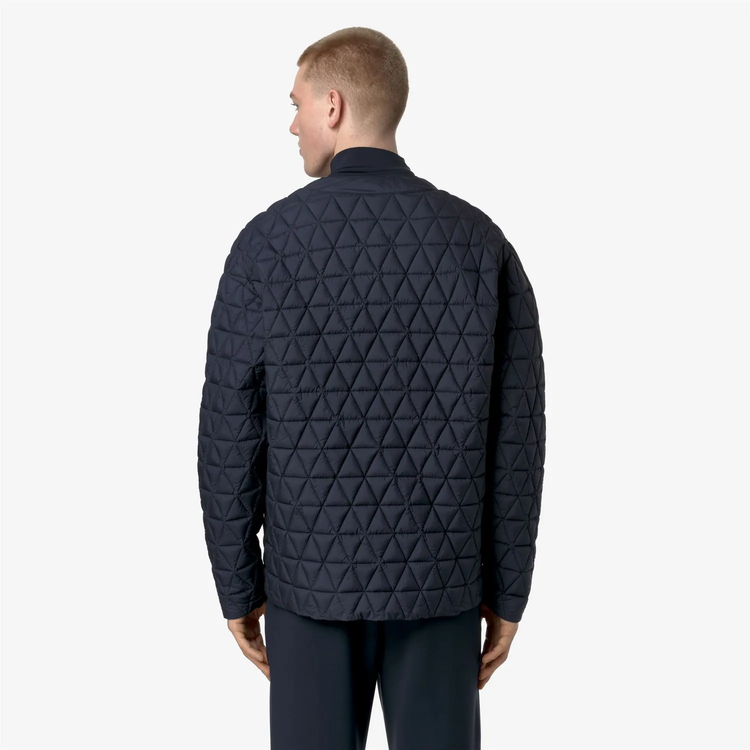 K-Way Cardy Tech Thermo Light geaca scurta Black Ash matlasata