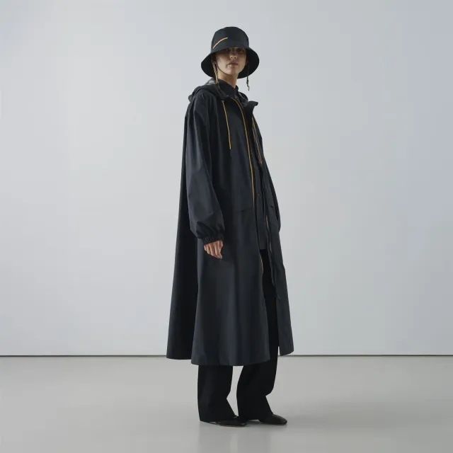 K-Way Le Vrai Amiable Pradel trench negru damă lung