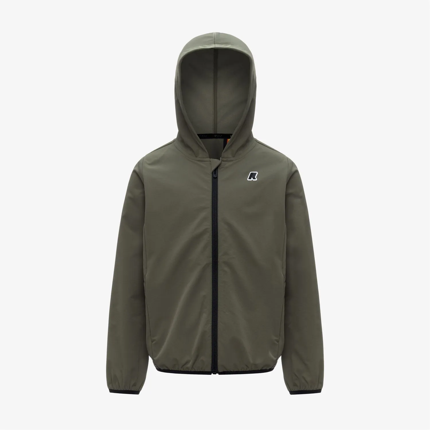 K-Way Journeer Travel K4133FW fleece copii verde cu gluga