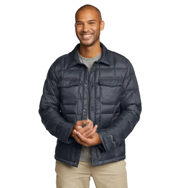 Eddie Bauer CirrusLite Down geaca-camasa Storm calduroasa